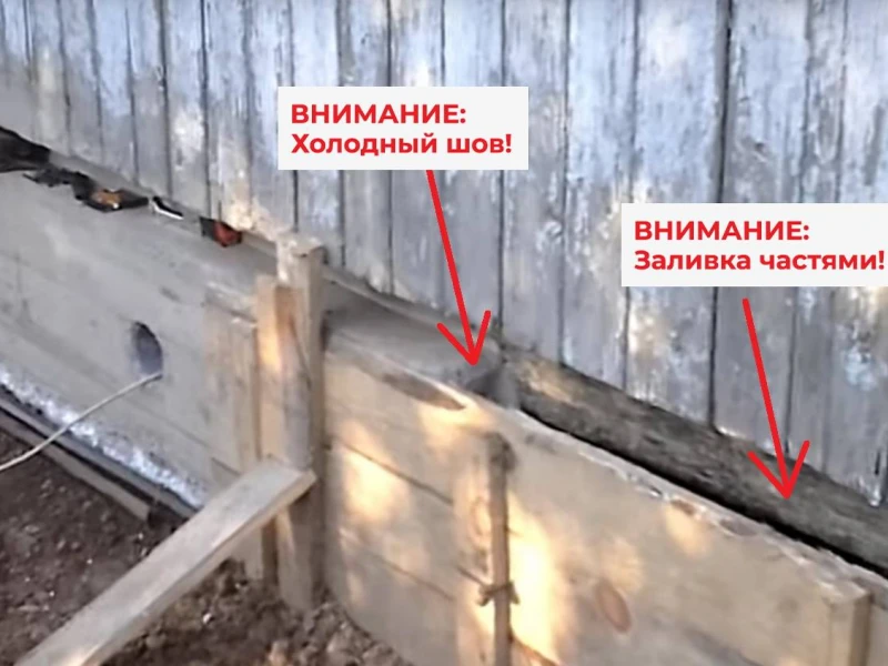 Ошибки при монтаже фундамента: как их избежать